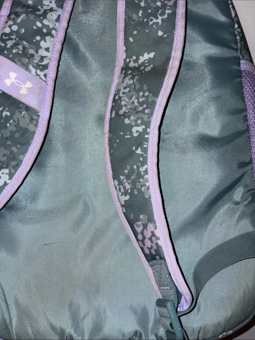 Under Armour Gray & Purple Sports Backpack